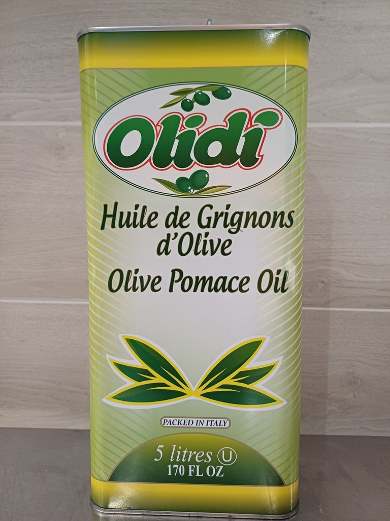 Huile d'olive OLIDI 5 litres (sur commande), soit 14.50€ le Litre
