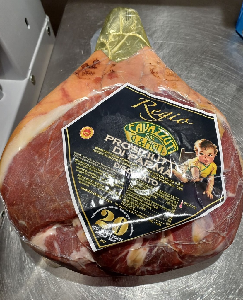 JAMBON DI PARMA DOP (désossé 20 mois) prix au kg 47€