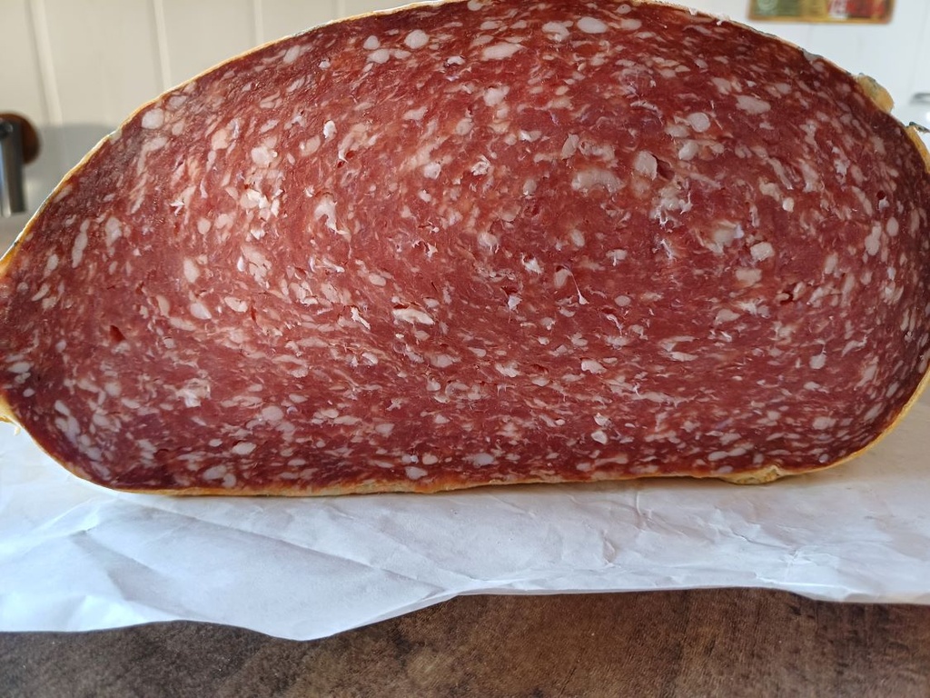 SALAMI DE JAMBON MAGRONETTO - Cavazzuti prix au kg 43,60€ (ex : 100gr 4,36€)