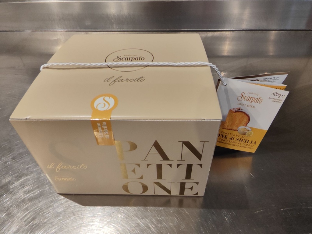 Panettone Scarpato crème de citron 500gr