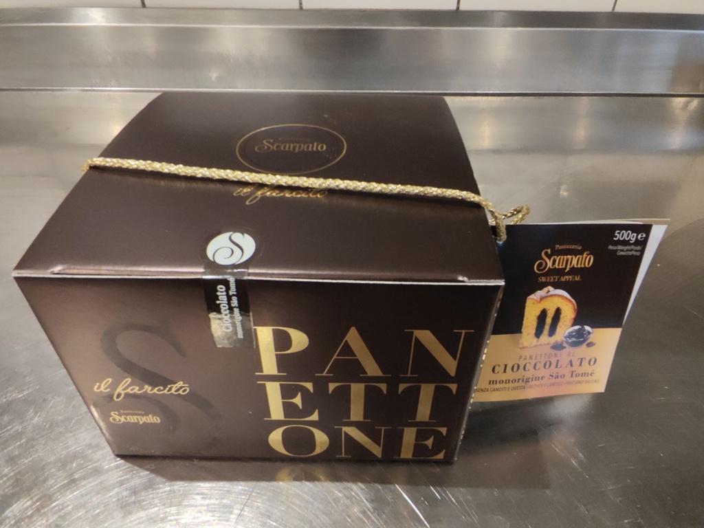 Panettone Scarpato crème de chocolat 500gr
